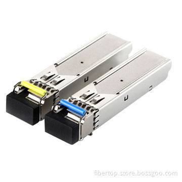 1.25Gbps SFP BIDI Transceiver, 80km Reach 1,490nm TX/1,550nm RX with DDM